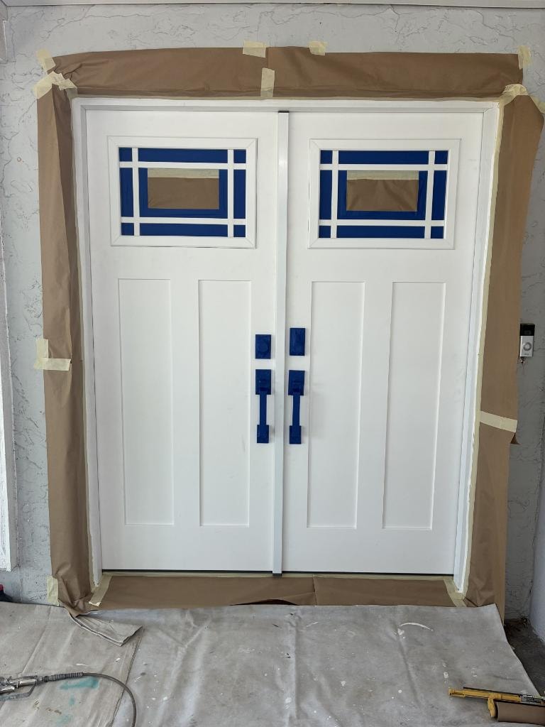 Fiberglass Double Door Install